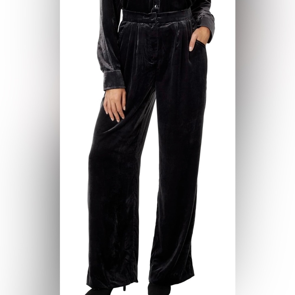 Splendid Irene Wide Leg Velvet Trouser, NWT, Size 12